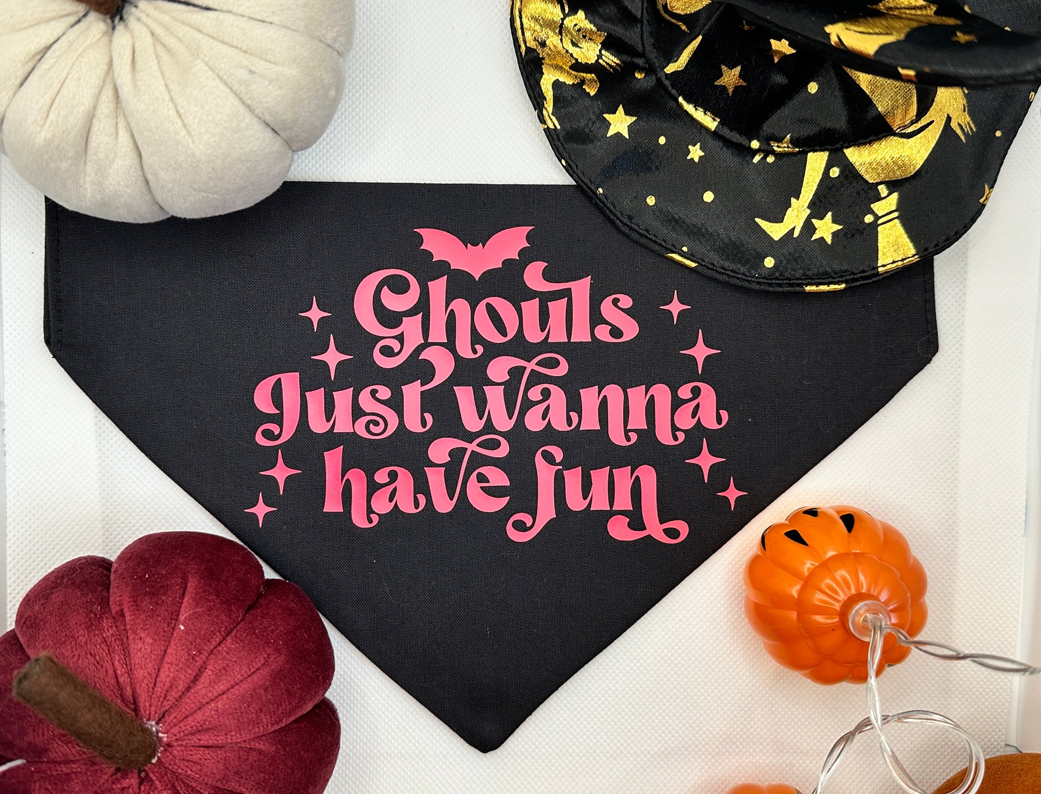 Halloween Slogan Bandana