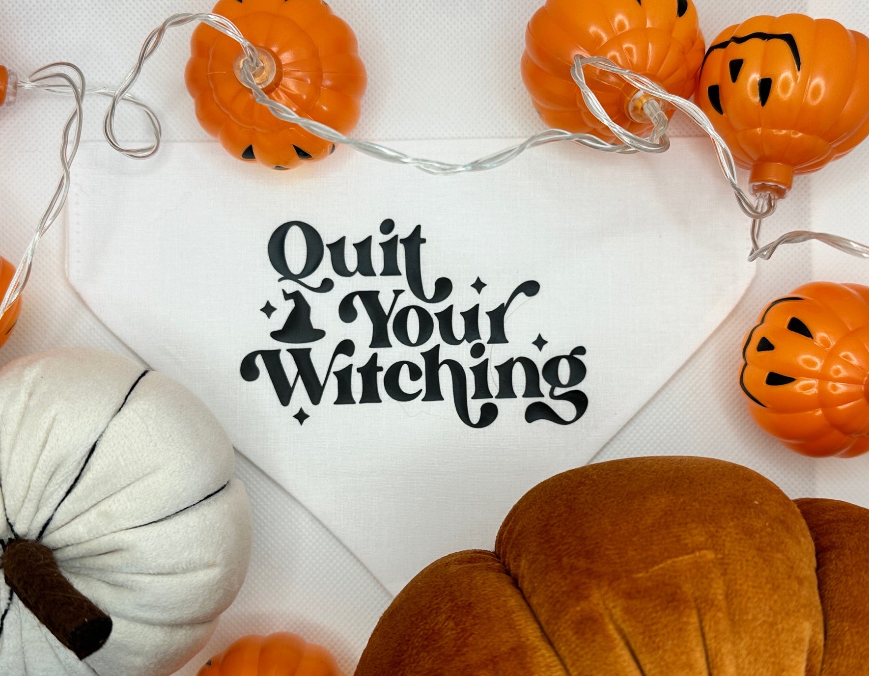 Halloween Slogan Bandana